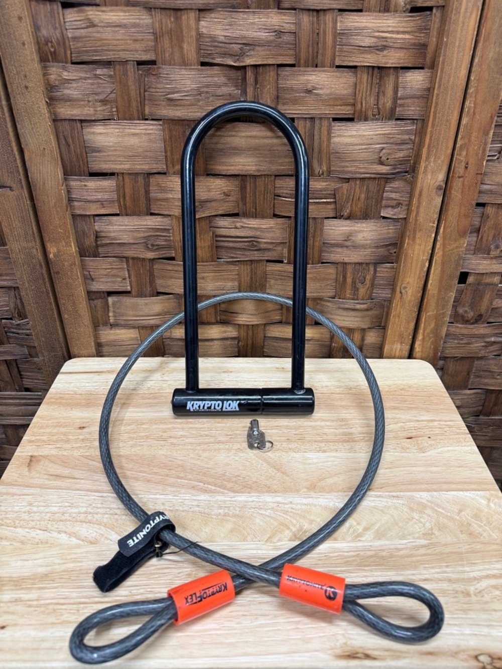 Kryptonite Kryptolok Series 2 Standard Heavy Duty Bicycle U Lock With 4ft Flex
